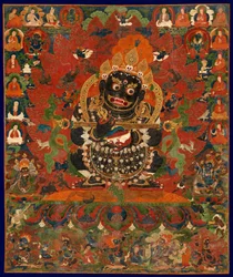 Mahakala, protecteur de la tente, Tibet central.